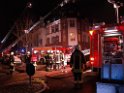 Feuer 3 Dachstuhlbrand Koeln Muelheim Gluecksburgstr P027